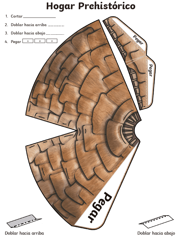 Aprende como realizar una Maqueta de la Prehistoria 9 Maqueta de la edad de Piedra