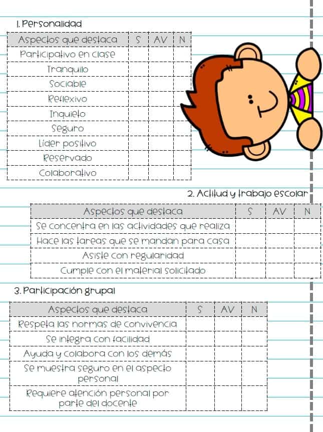 Ficha descriptiva para imprimir