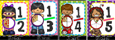 Representación de Fracciones 13 representacion de fracciones