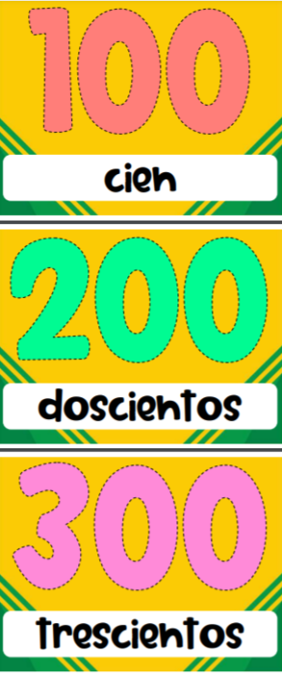 Familia de Números para imprimir