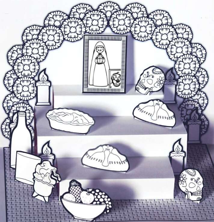 Altar de muertos armable PDF