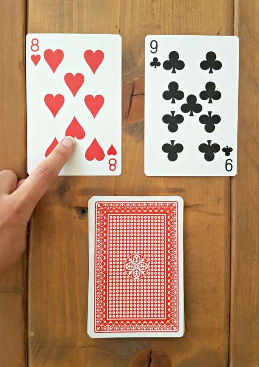 aprender a sumar y restar con cartas