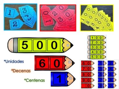 Ejercicios de Unidades Decenas y Centenas 9 unidades decenas centenas