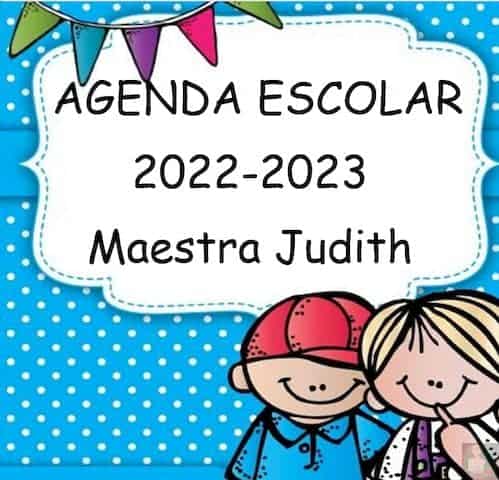Agenda Escolar para descargar editable 26 Agenda Hablando sola melonheadz