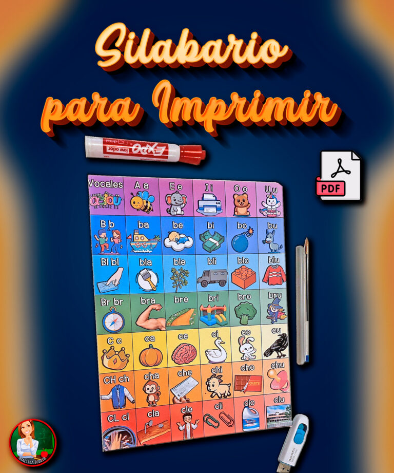 Silabario Para Imprimir Pdf Material Educativo Y Material Didáctico Maestra Judith 