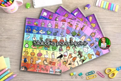 Silabario para imprimir PDF