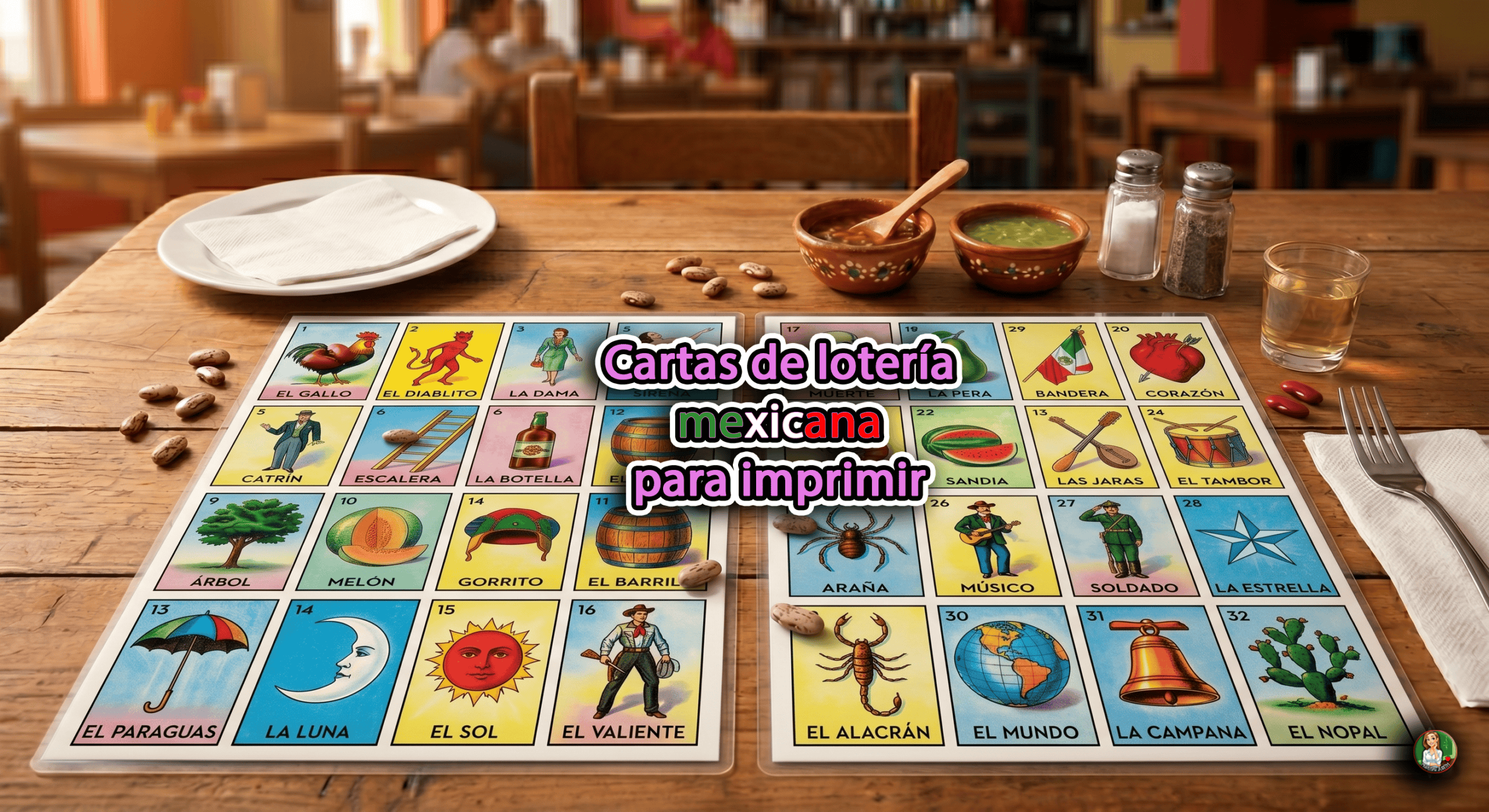 cartas de loteria para imprimir mexicana