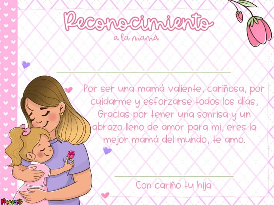 Diplomas para mamá
