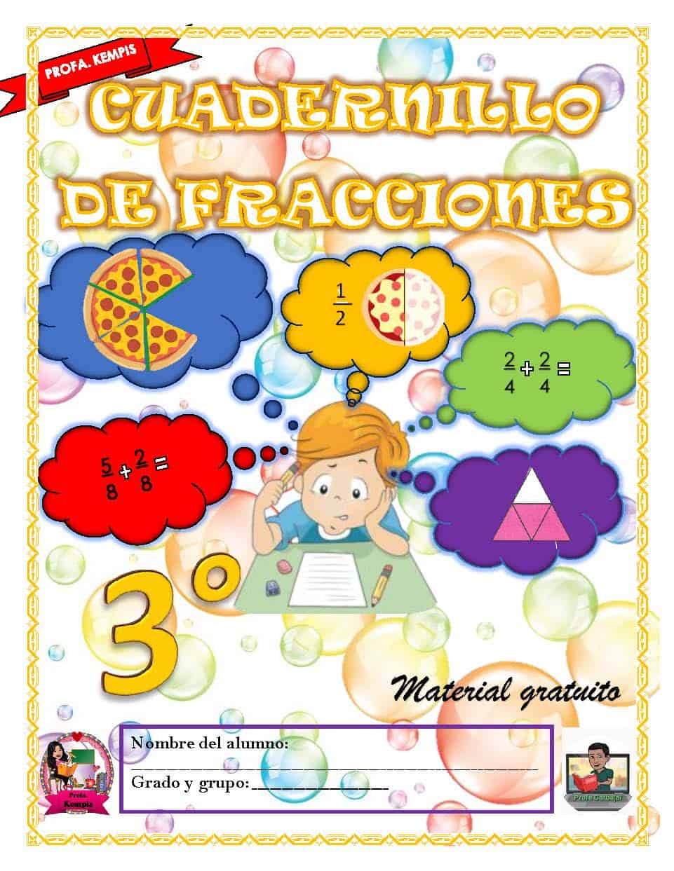 Cuadernillos de fracciones 3° Y 4°