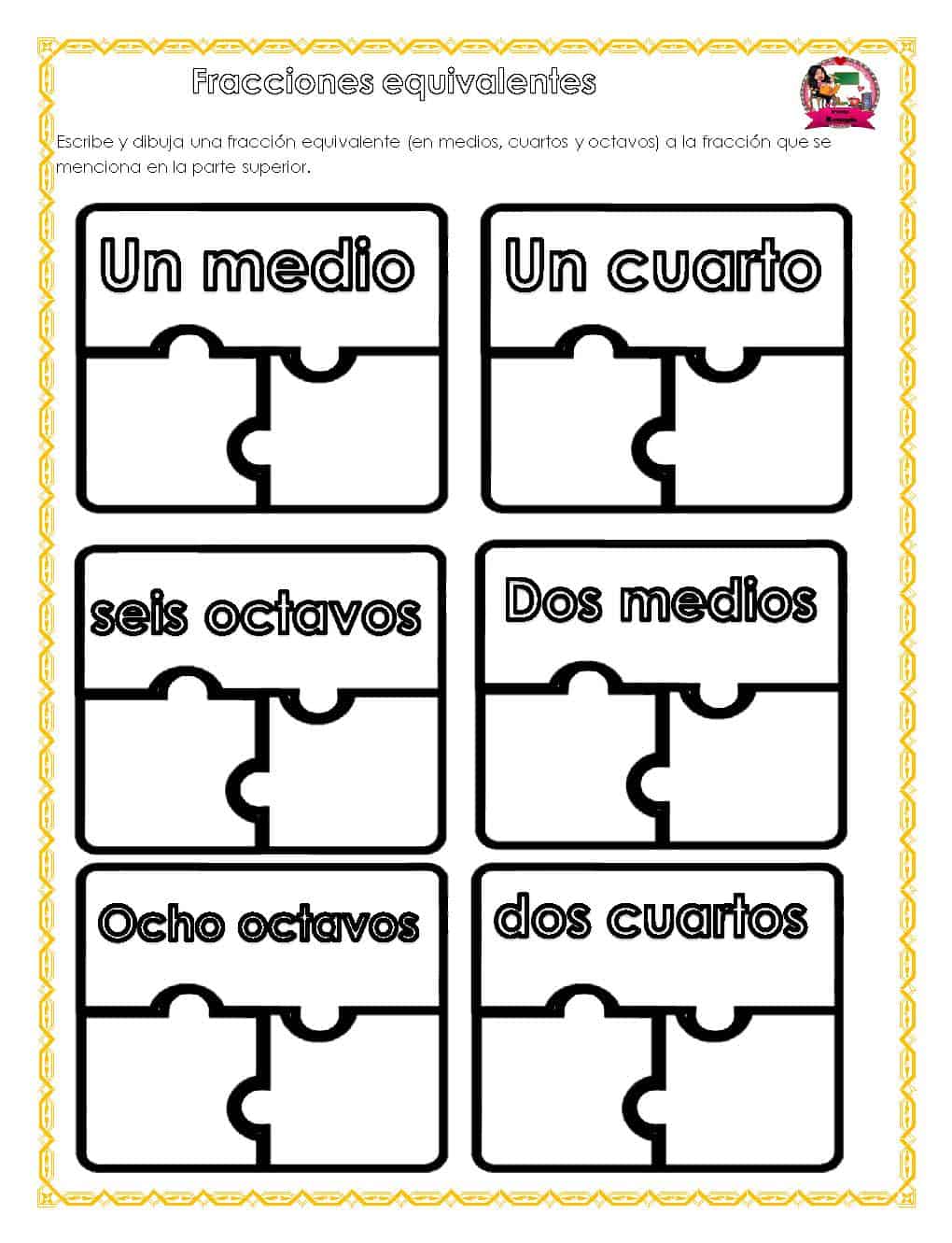 Cuadernillos de fracciones 3° Y 4°