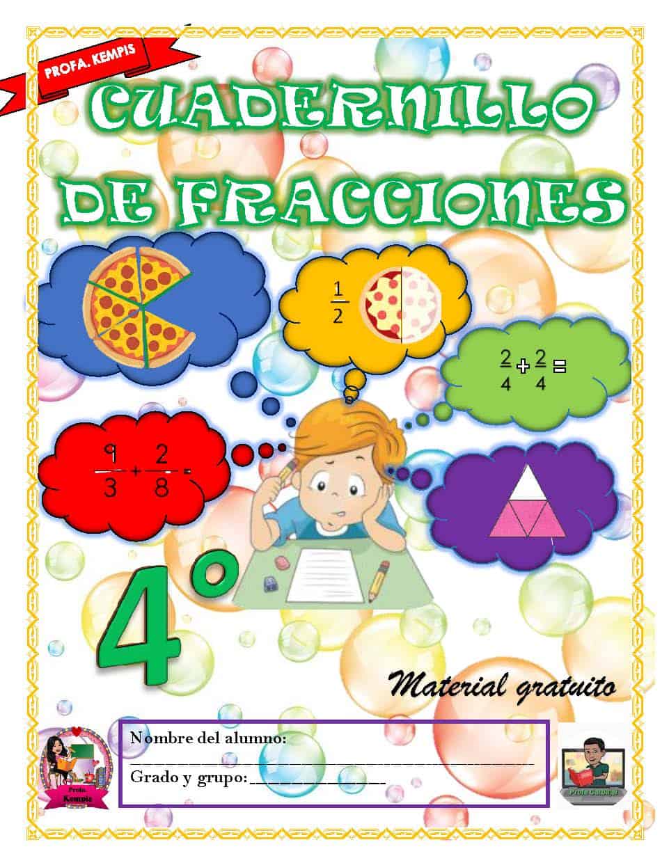 Cuadernillos de fracciones 3° Y 4°