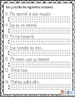 Leo y Escribo Oraciones en PDF