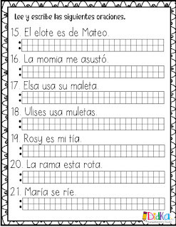 Leo y Escribo Oraciones en PDF