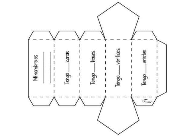 plantillas para armar cuerpos geométricos