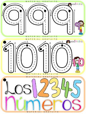 Actividades para reforzar el trazo de los numeros trazo de los numeros