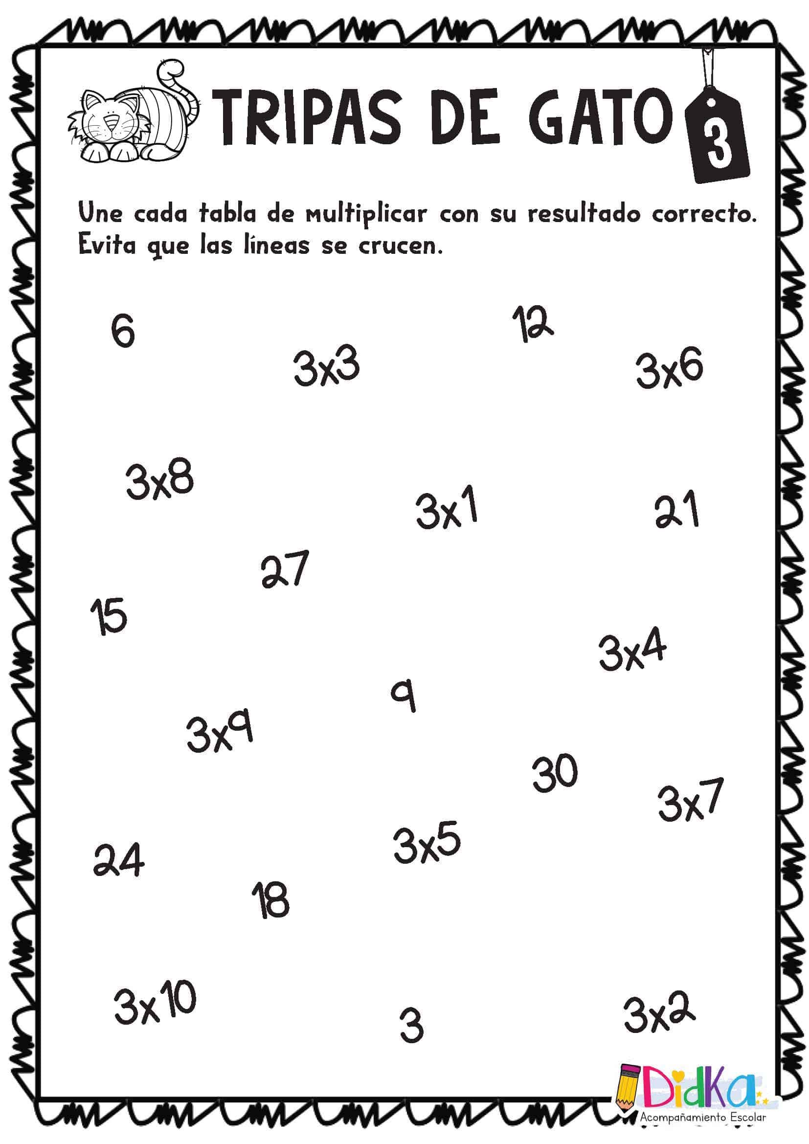 Actividades de tablas de multiplicar ¡Apréndelas de una forma divertida!