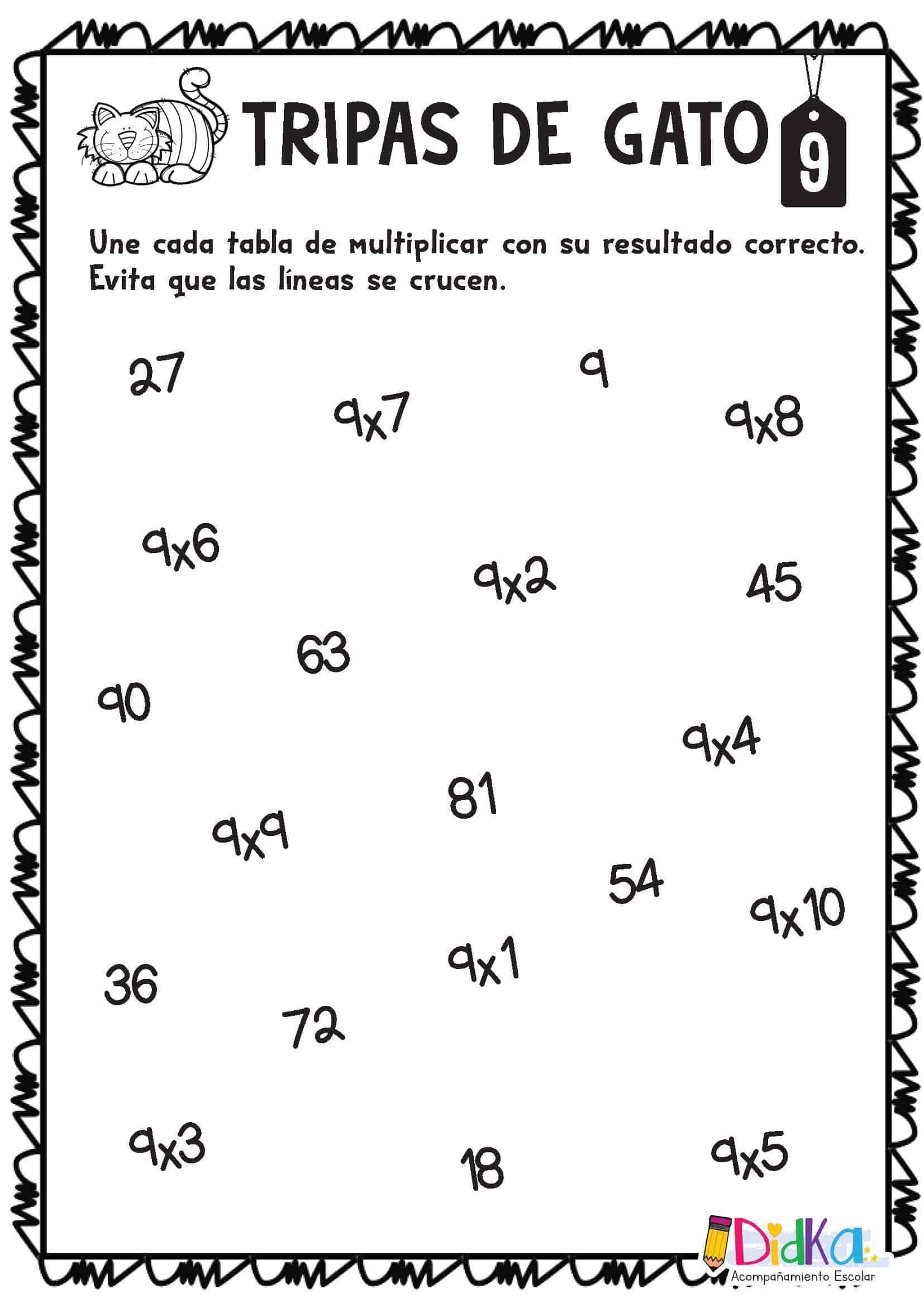 Actividades de tablas de multiplicar ¡Apréndelas de una forma divertida!