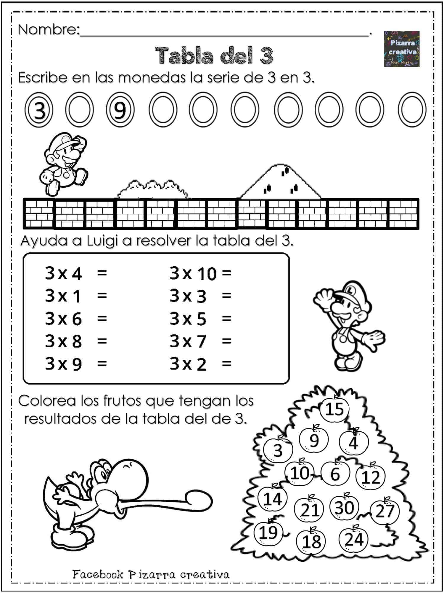 Actividades de tablas de multiplicar ¡Apréndelas de una forma divertida!