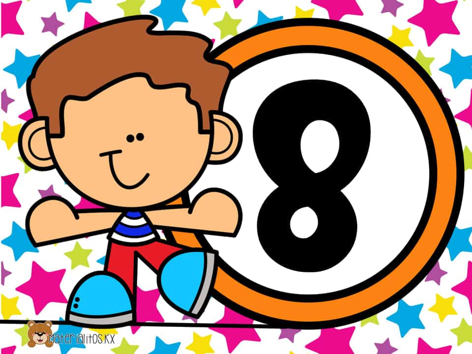 Carteles de los números del 1 al 10 Cartel de los numeros
