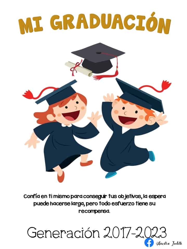 Portadas para carpeteas de graduación