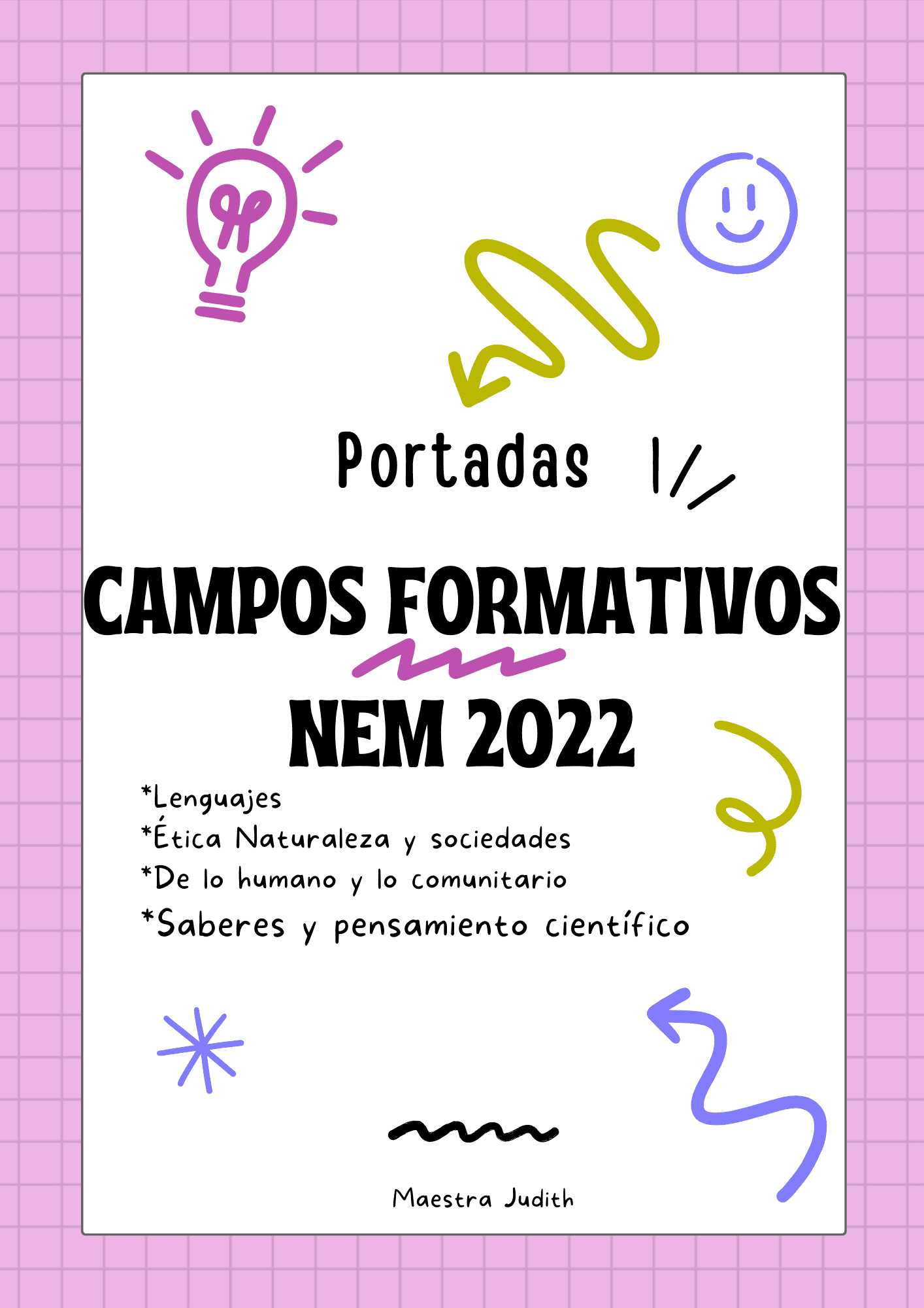 portadas campos formativos nueva escuela mexicana
