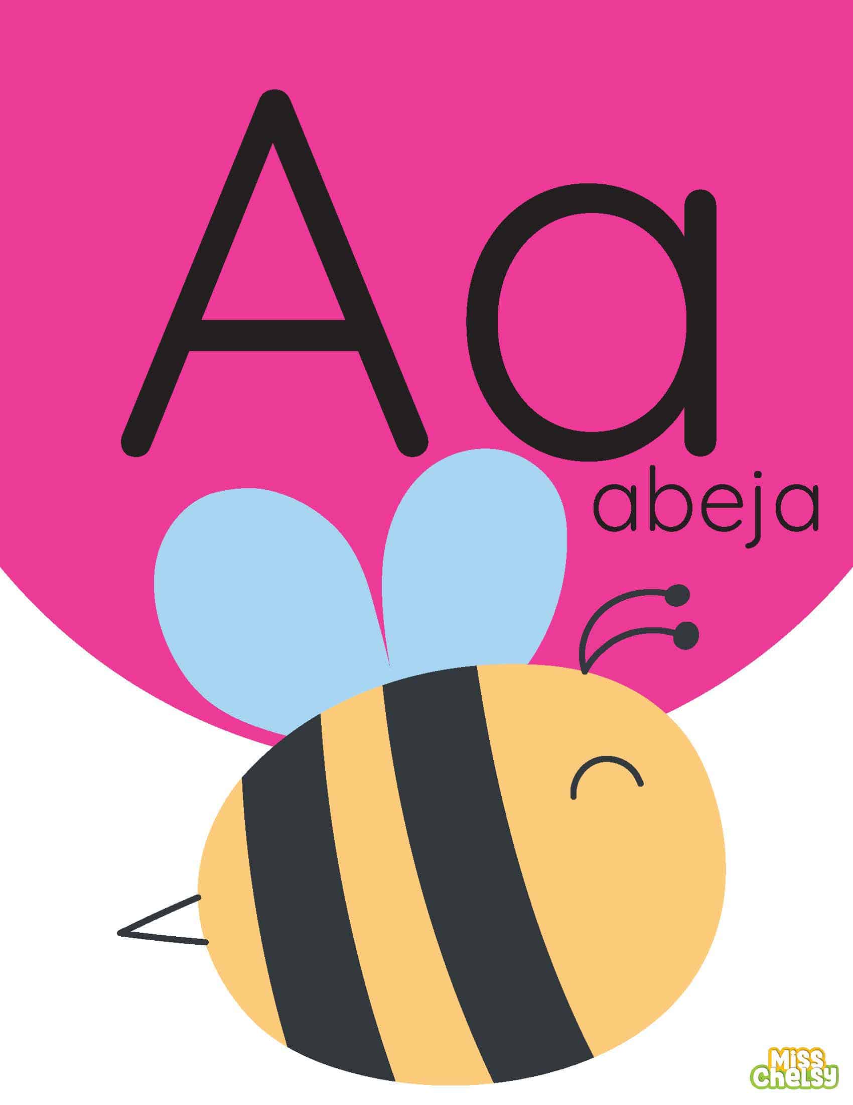 abecedario letra por letra 