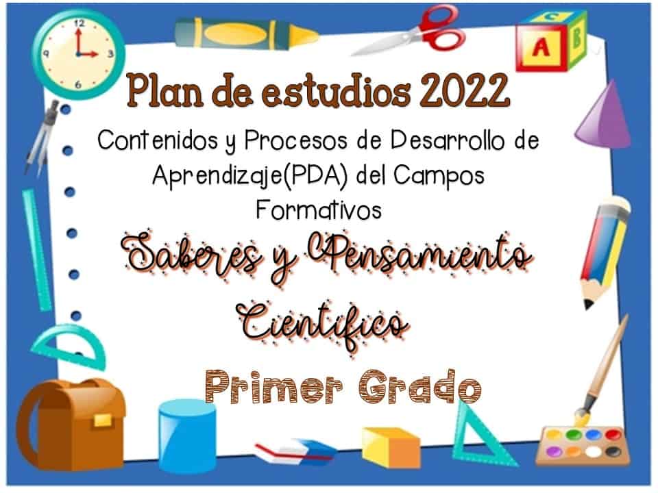 Contenidos del campo formativo saberes y pensamiento científico