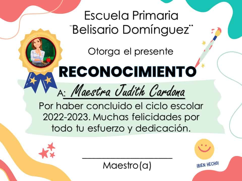 Diplomas de aprovechamiento escolar 