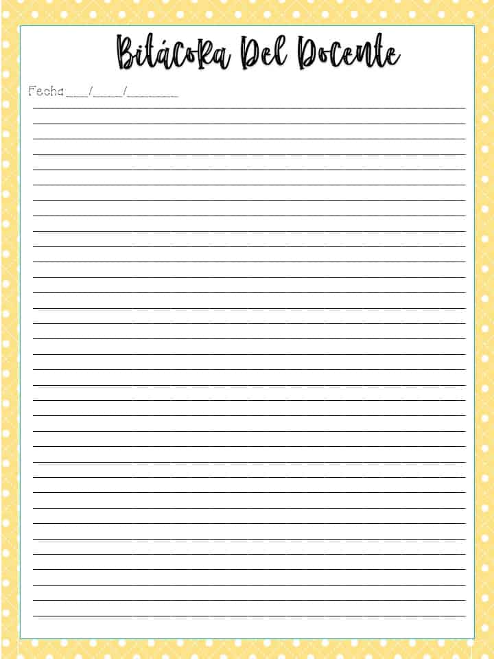 diario del maestro
