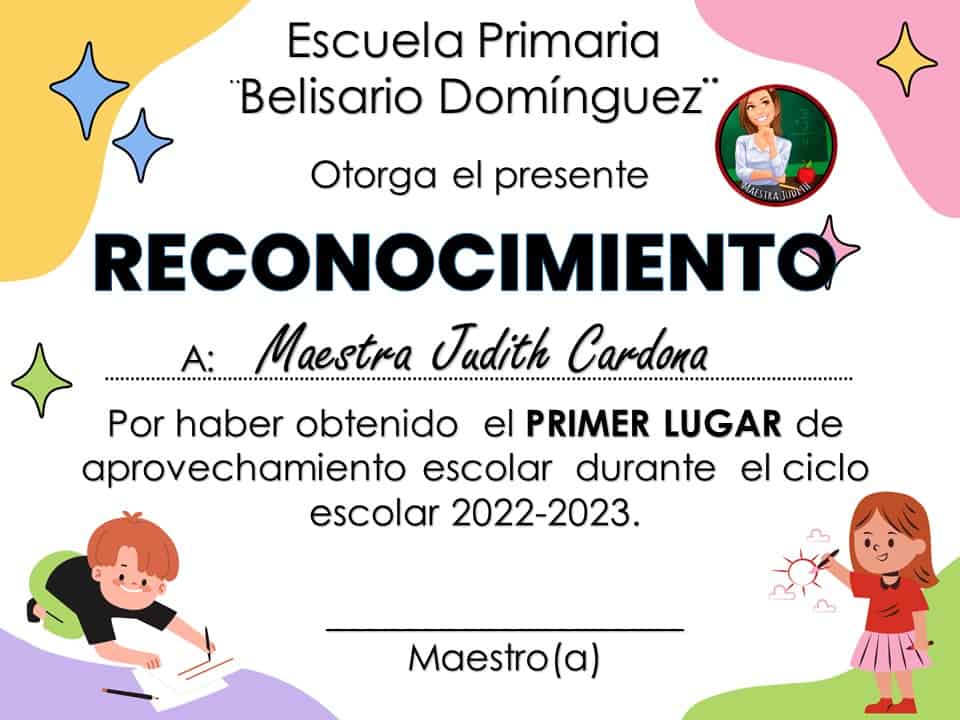 Diplomas de aprovechamiento escolar 