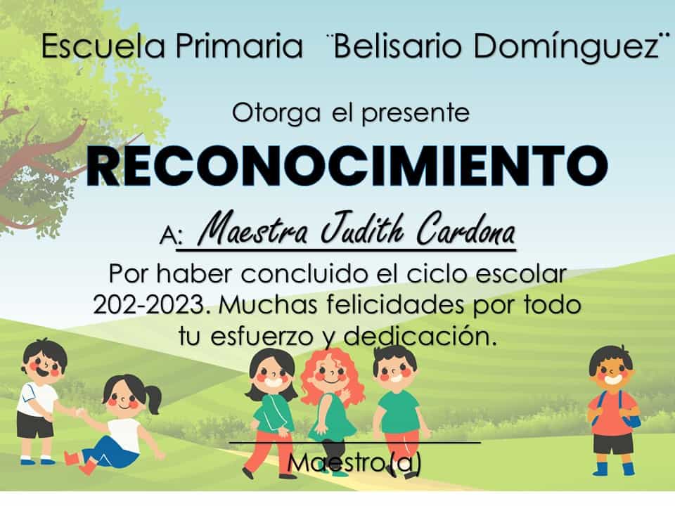 Diplomas de aprovechamiento escolar 