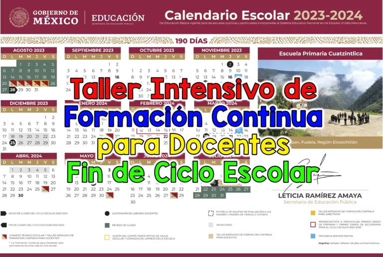 Taller Intensivo De Formación Continua Para Docentes Fin De Ciclo ...