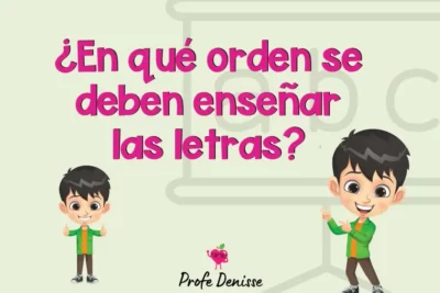 ¿En que orden se enseñan las letras? 16 ¿En que orden se enseñan las letras?