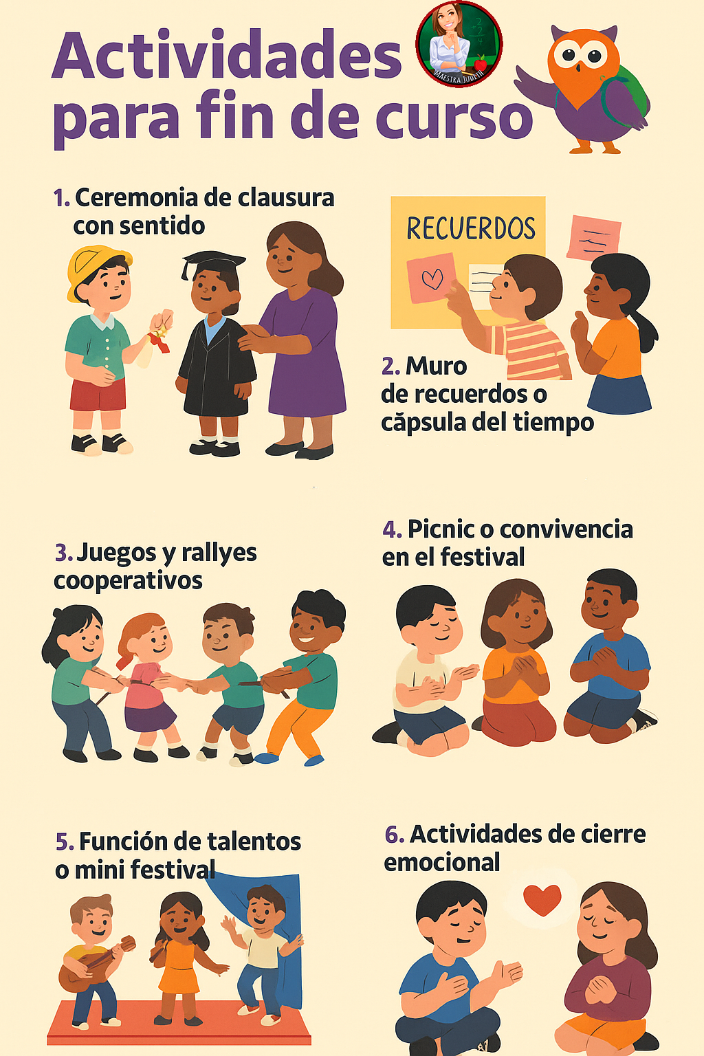 Actividades para fin de curso