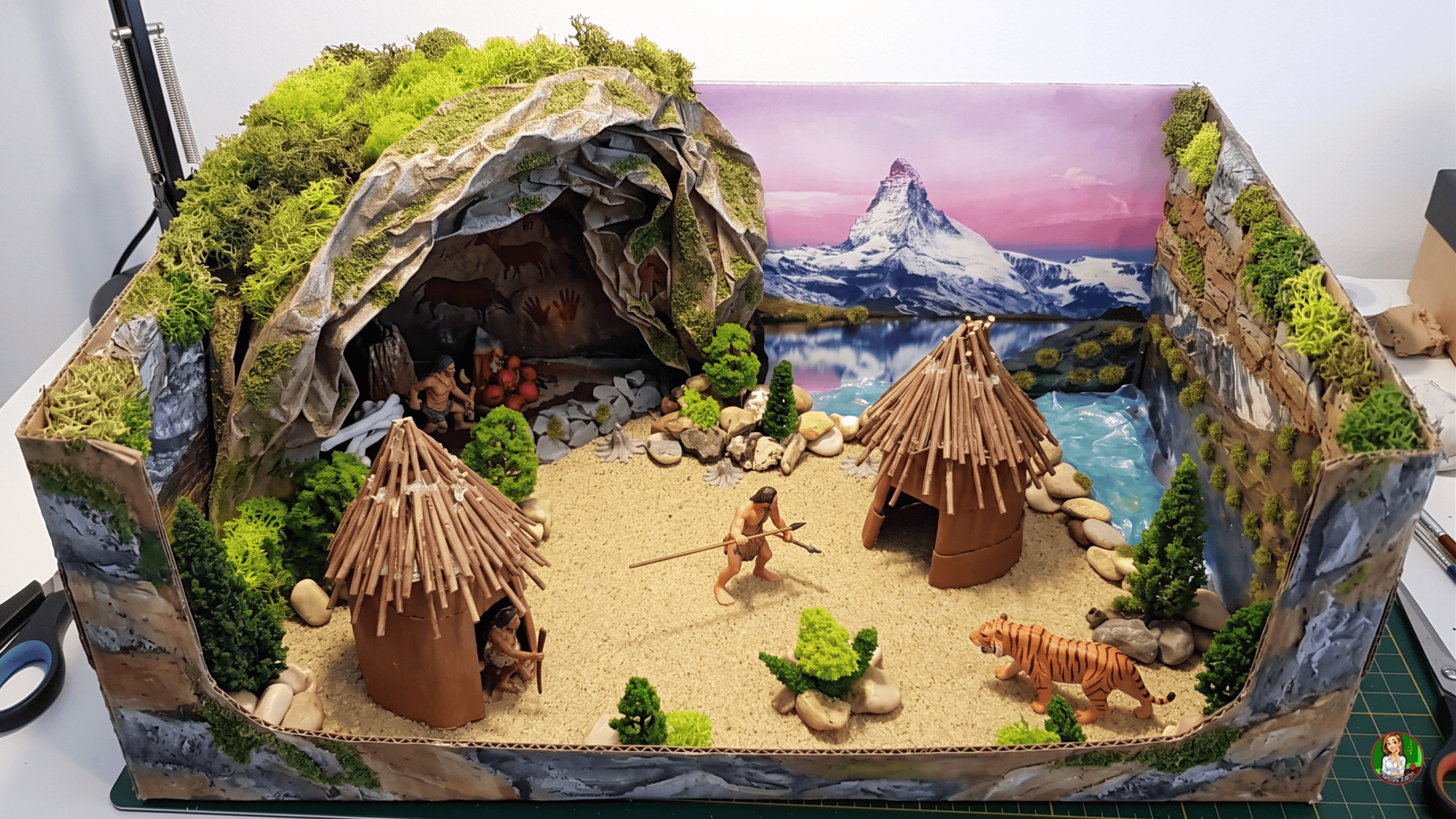 Maqueta de la Prehistoria