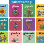 Palabras con gi
