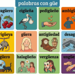 Palabras con güe