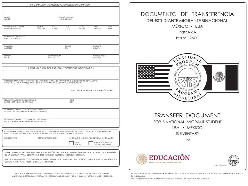 Formato de boleta de calificaciones Editables