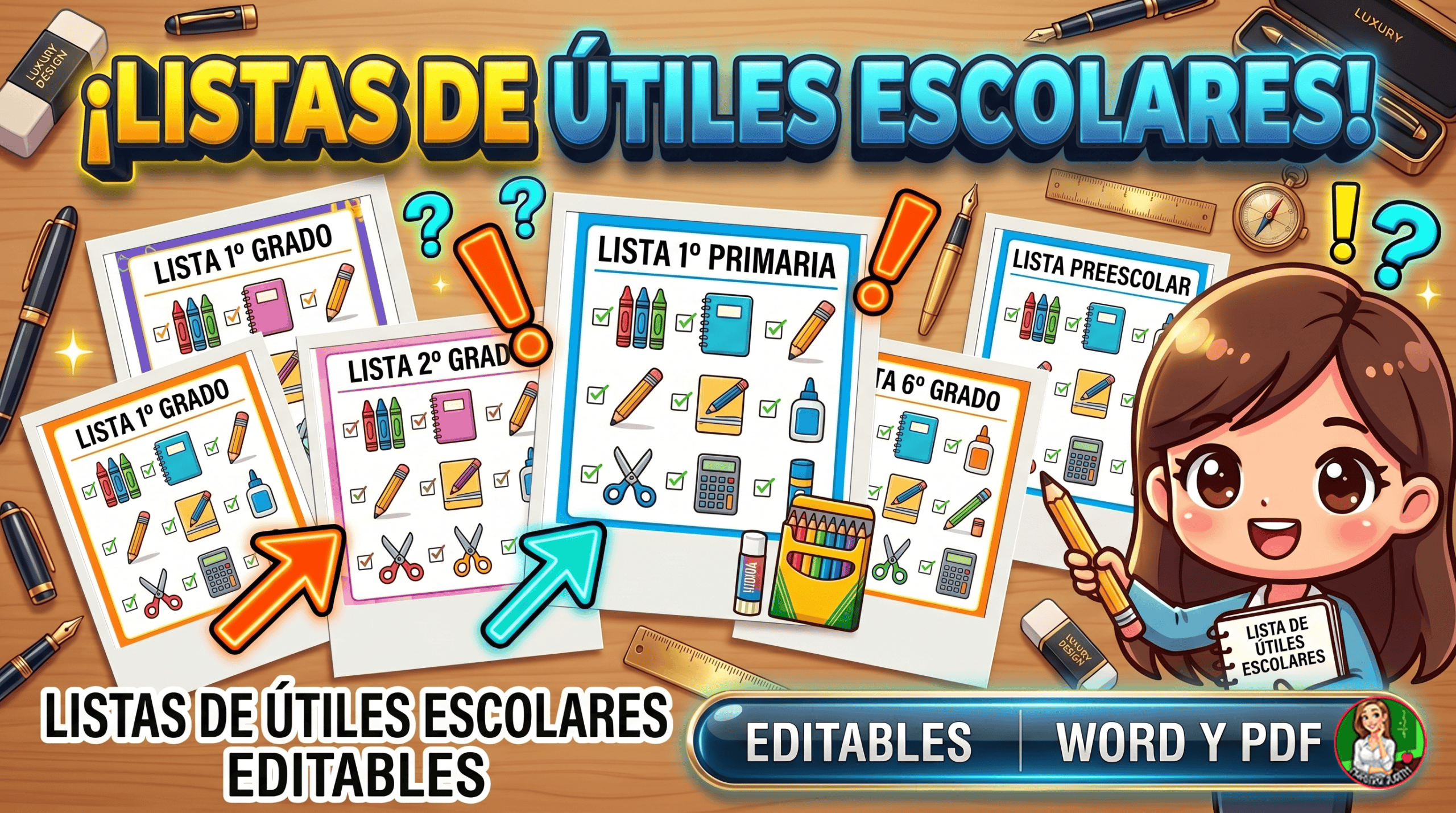 Lista de útiles escolares Primaria lista de utiles escolares